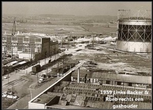 1959 Uitzicht vanaf de watertoren richting noordwesten  | Foto: collectie Stadsarchief Breda
